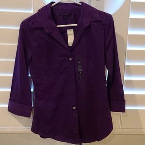 Banana Republic 3/4 Sleeve Dress Shirt